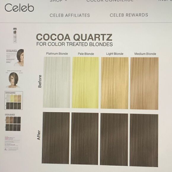 COCOA QUARTZ LIGHT BROWN COLORDITIONER - Picture 6 of 9